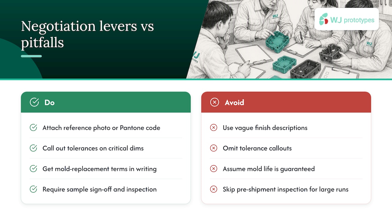 Practitioner tips: common pitfalls and negotiation levers — overview diagram