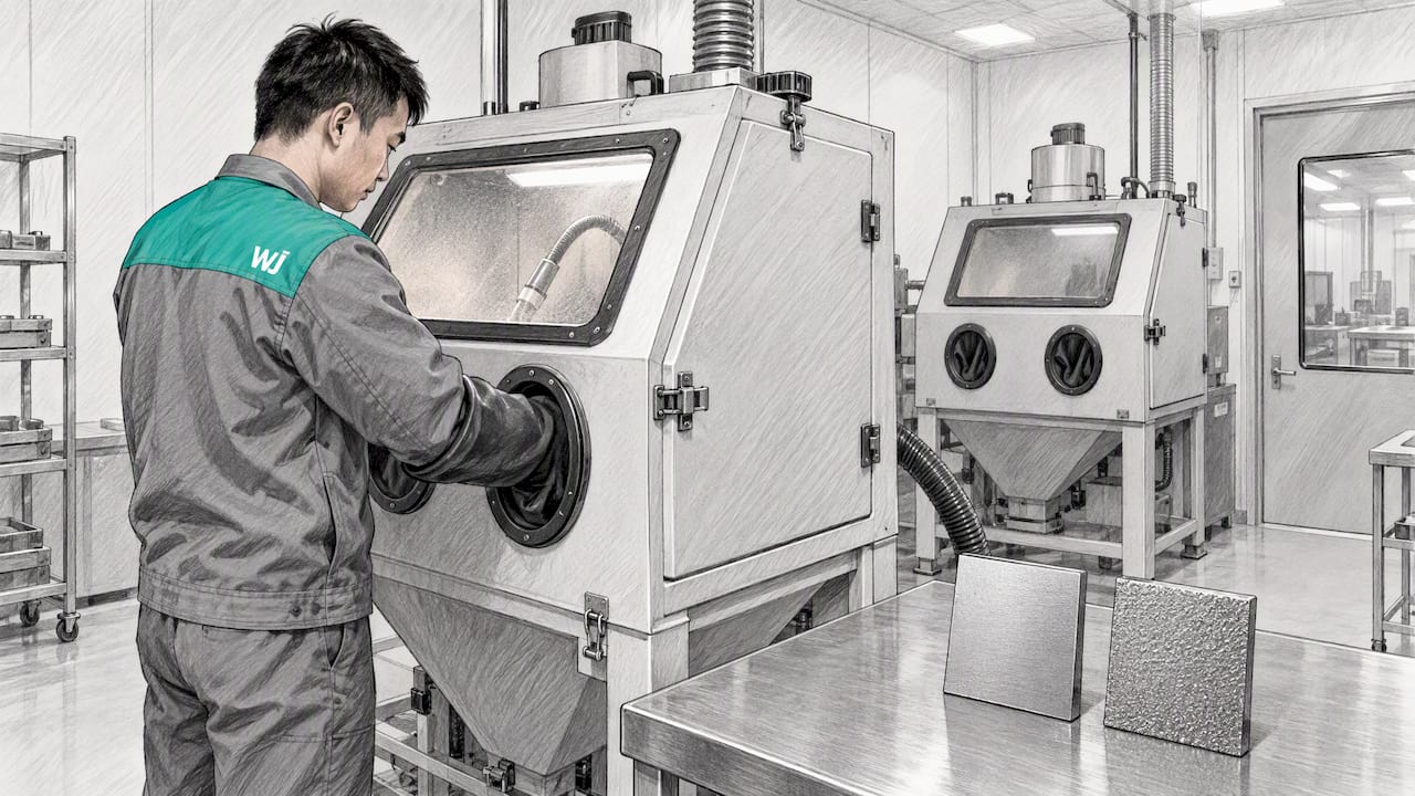 32–500 µin Ra: Bead Blasting vs Sandblasting for Engineers 32–500 µin Ra: Bead Blasting vs Sandblasting for Engineers