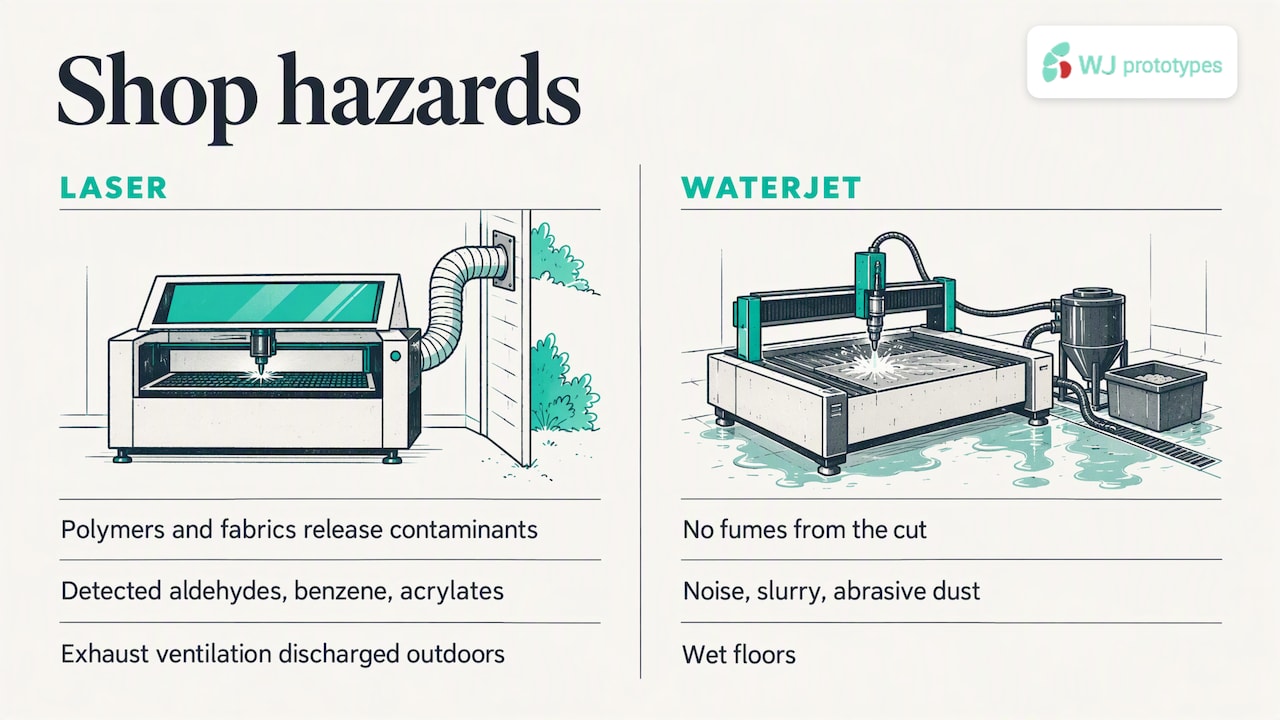 Safety and shop environment — overview diagram