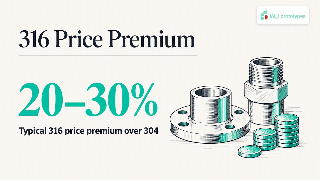 Cost: how much more is 316? — overview diagram