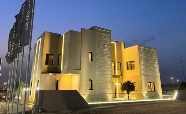 “全球最大现场3D打印建筑”在沙特落成