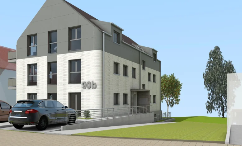 欧洲首套3D打印社会住房公寓在德国建造