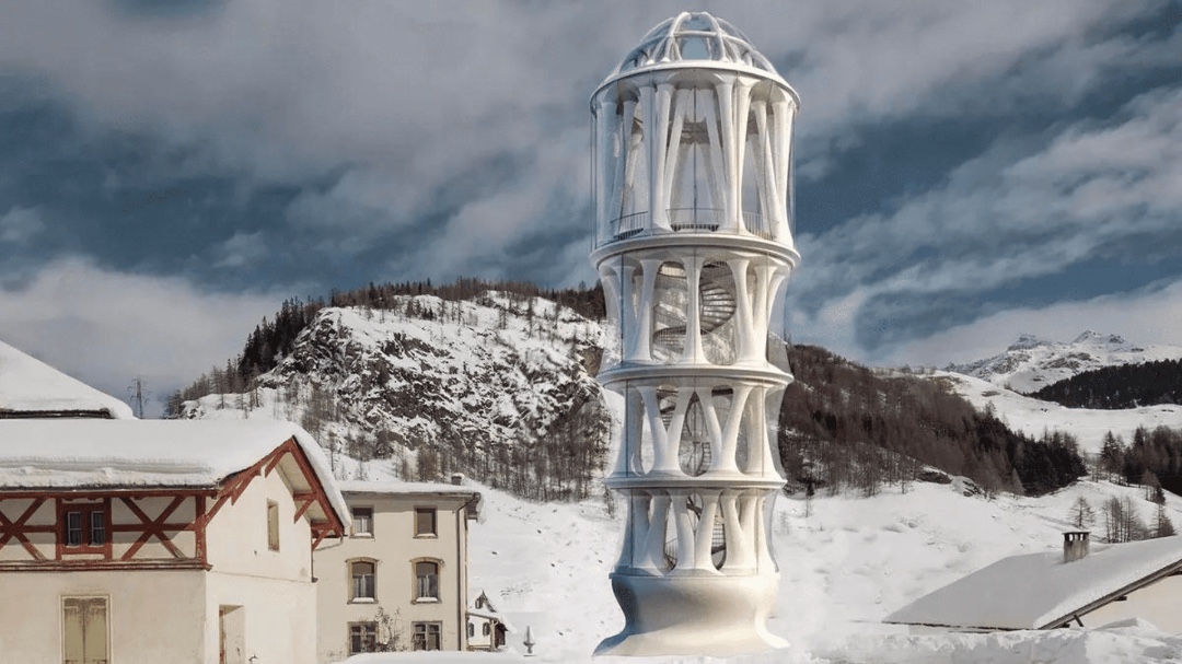即将开放 ｜ 位于瑞士阿尔卑斯山的世界最高3D打印塔