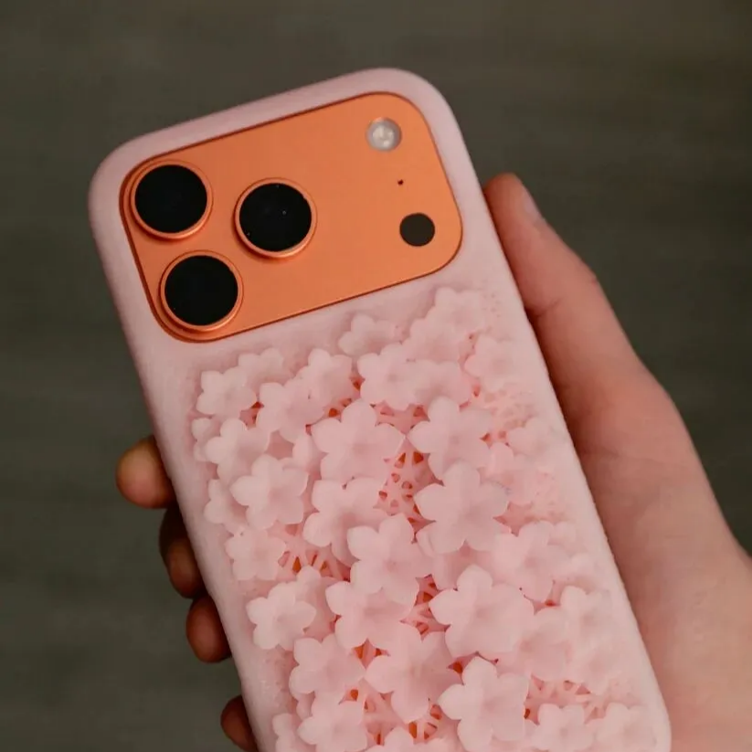 融合自然元素肌理，iPhone 17 3D打印手机壳亮相