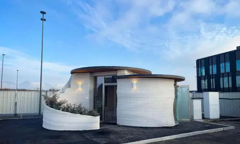 米兰机场迎来首座3D打印建筑，全程仅用3周