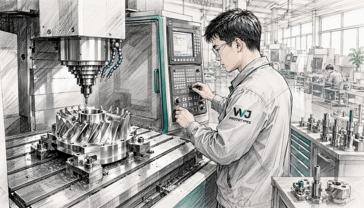 Chinese worker machining Inconel 718 part